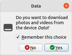 Do you want to download from this device?
