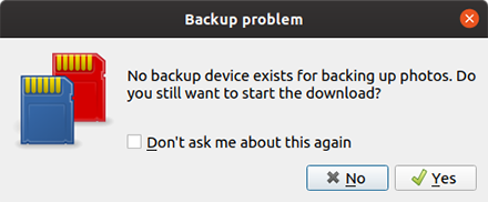 Backup problem